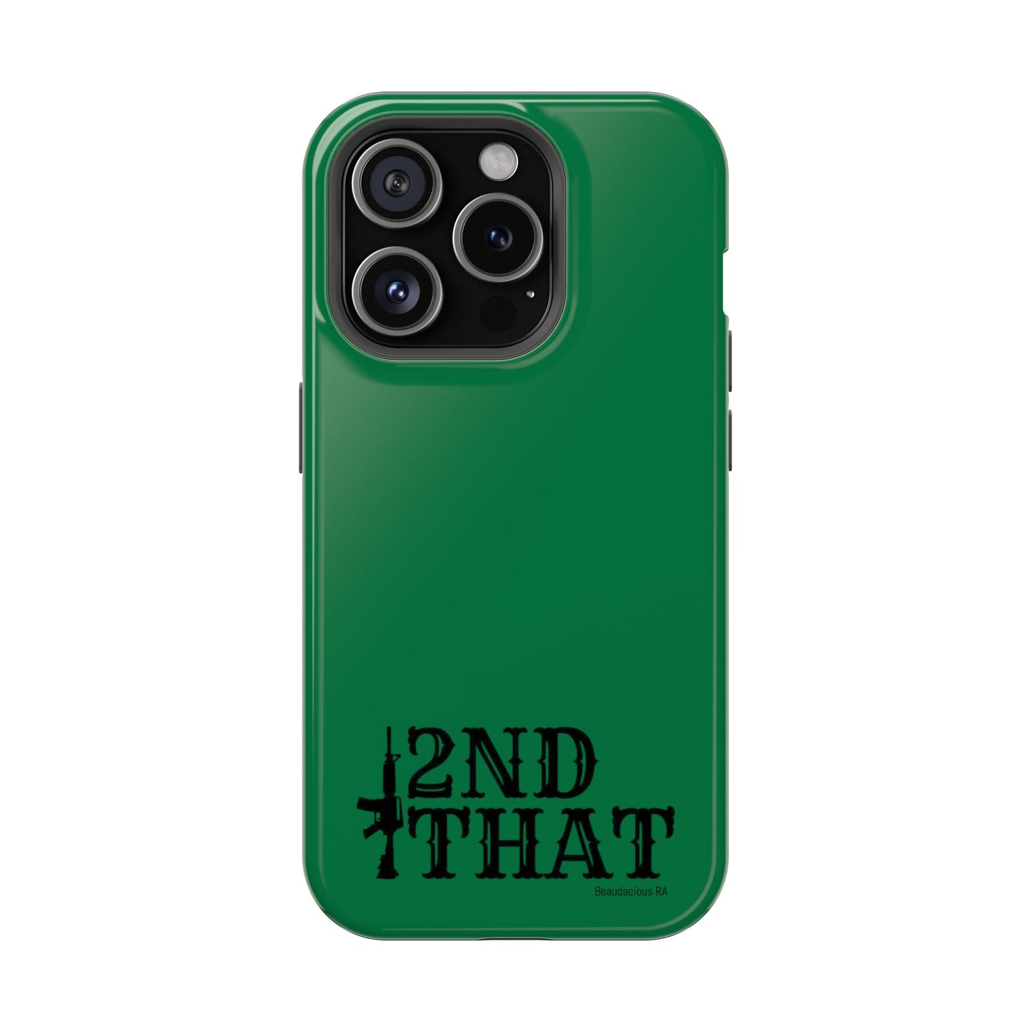 Impact-Resistant Phone Case — "2nd That" Tactical Rifle Design