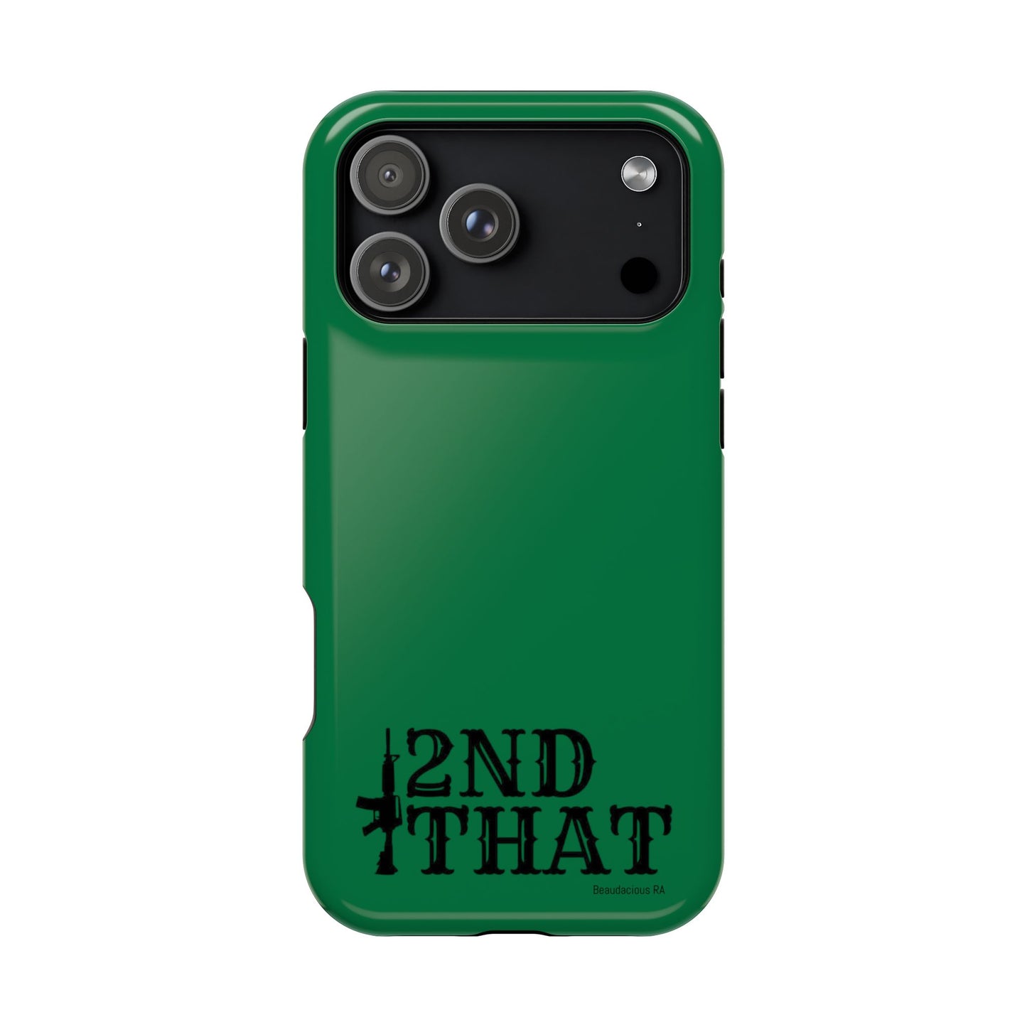 Impact-Resistant Phone Case — "2nd That" Tactical Rifle Design