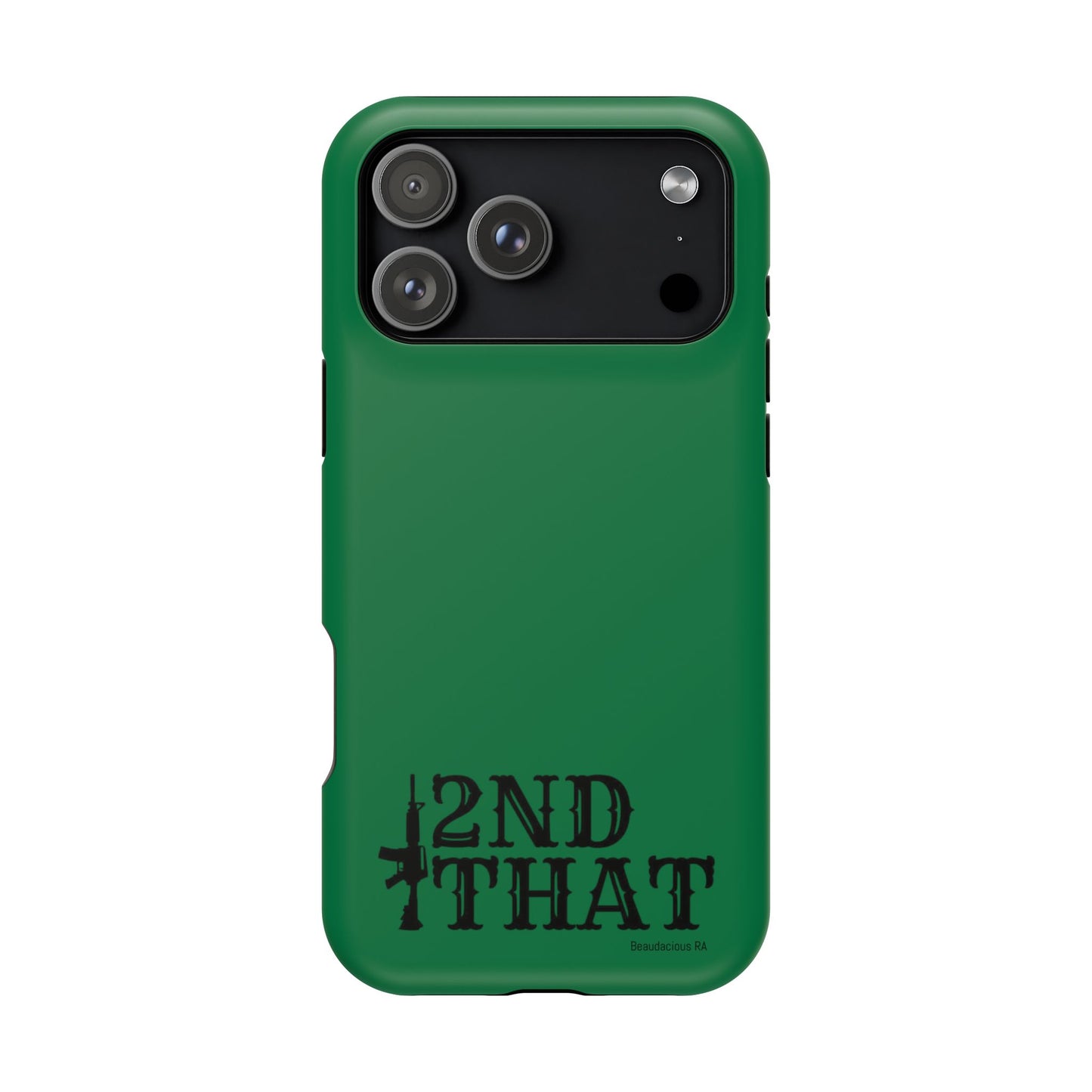 Impact-Resistant Phone Case — "2nd That" Tactical Rifle Design