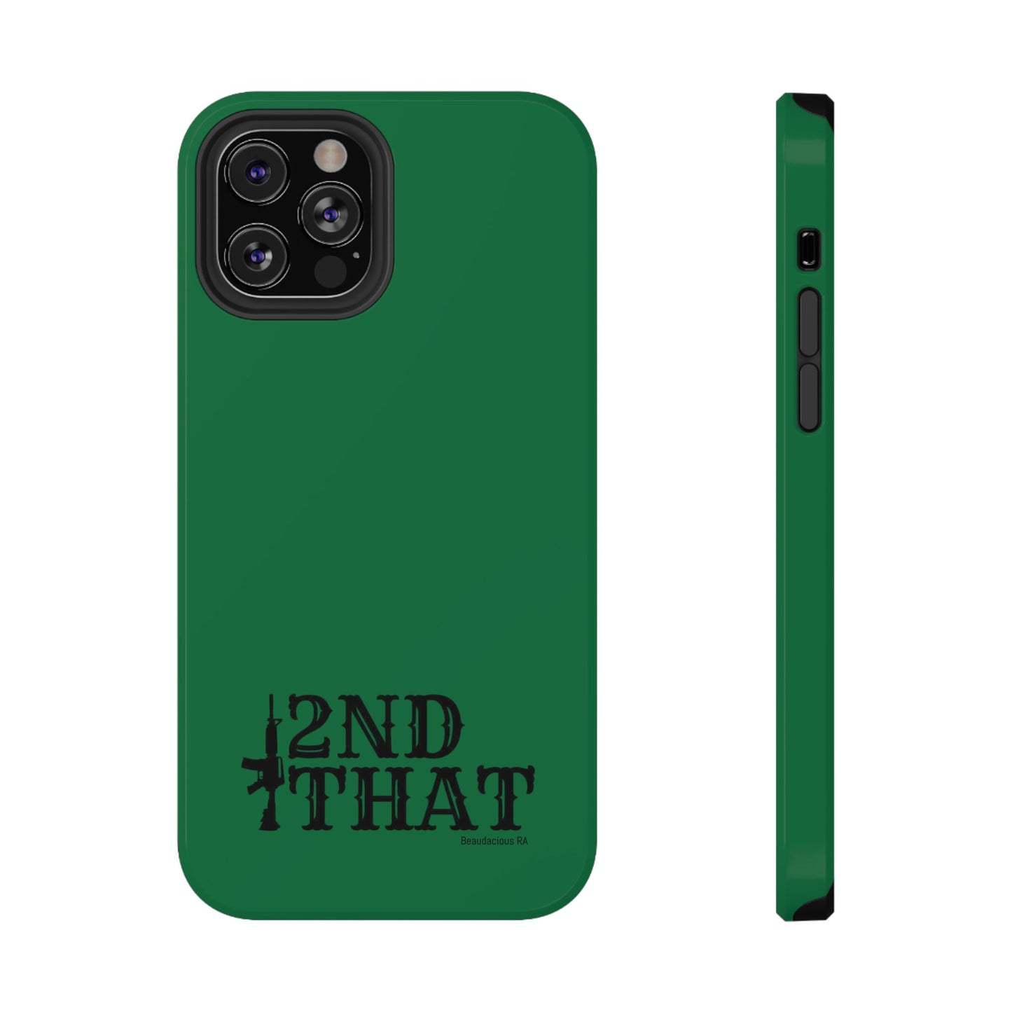 Impact-Resistant Phone Case — "2nd That" Tactical Rifle Design