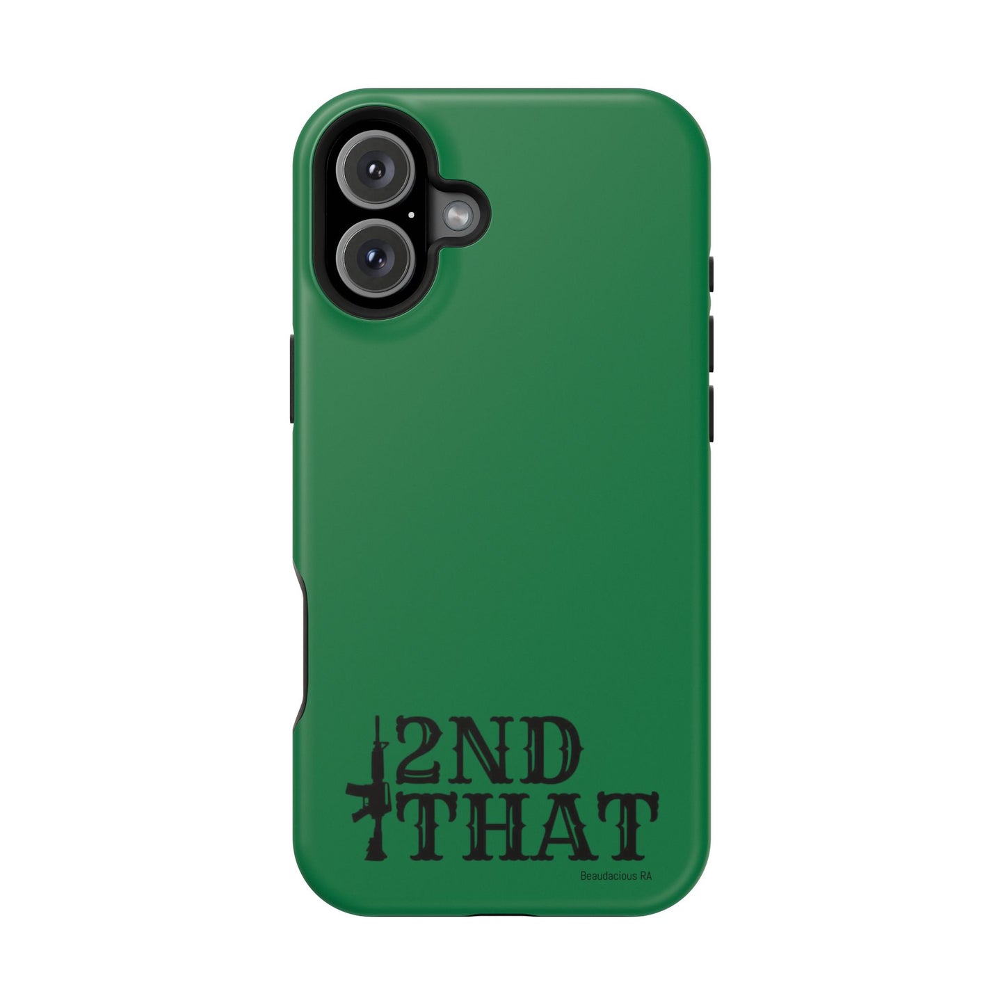 Impact-Resistant Phone Case — "2nd That" Tactical Rifle Design