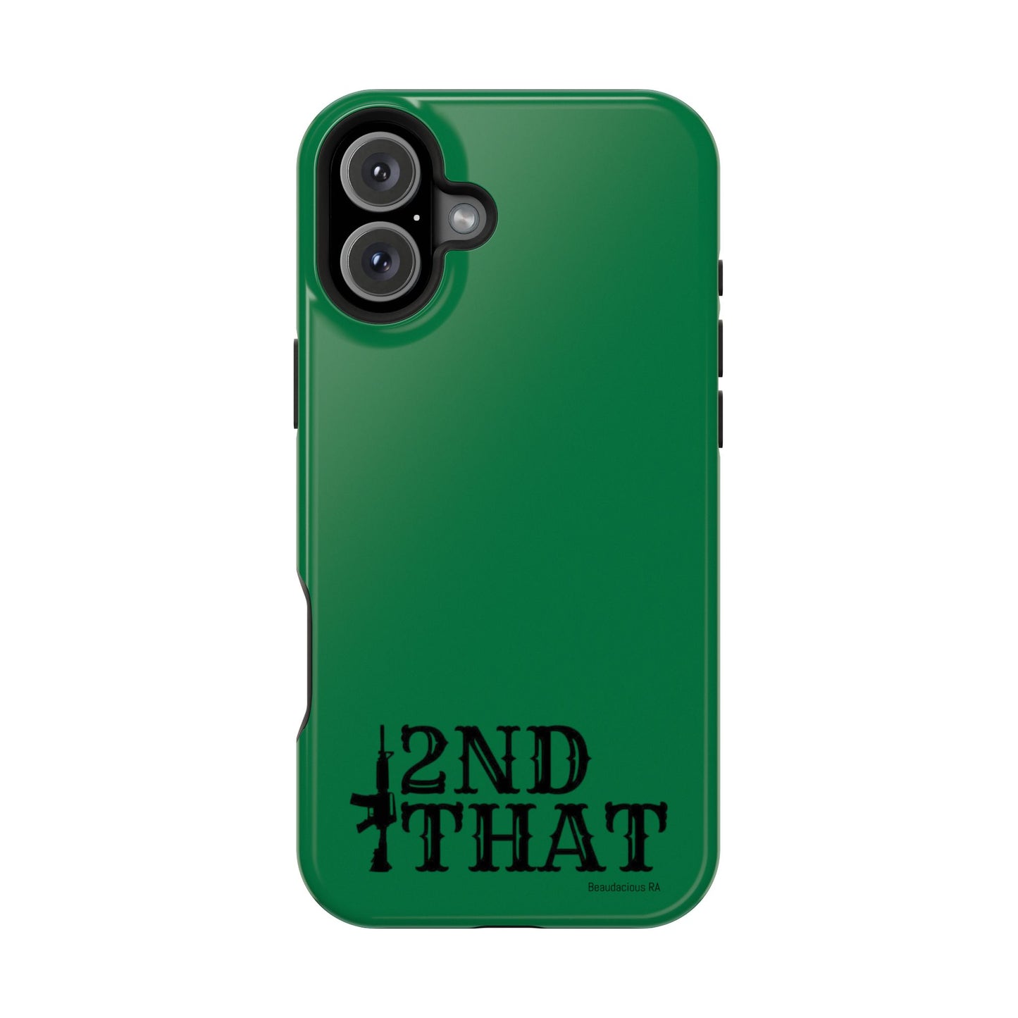 Impact-Resistant Phone Case — "2nd That" Tactical Rifle Design