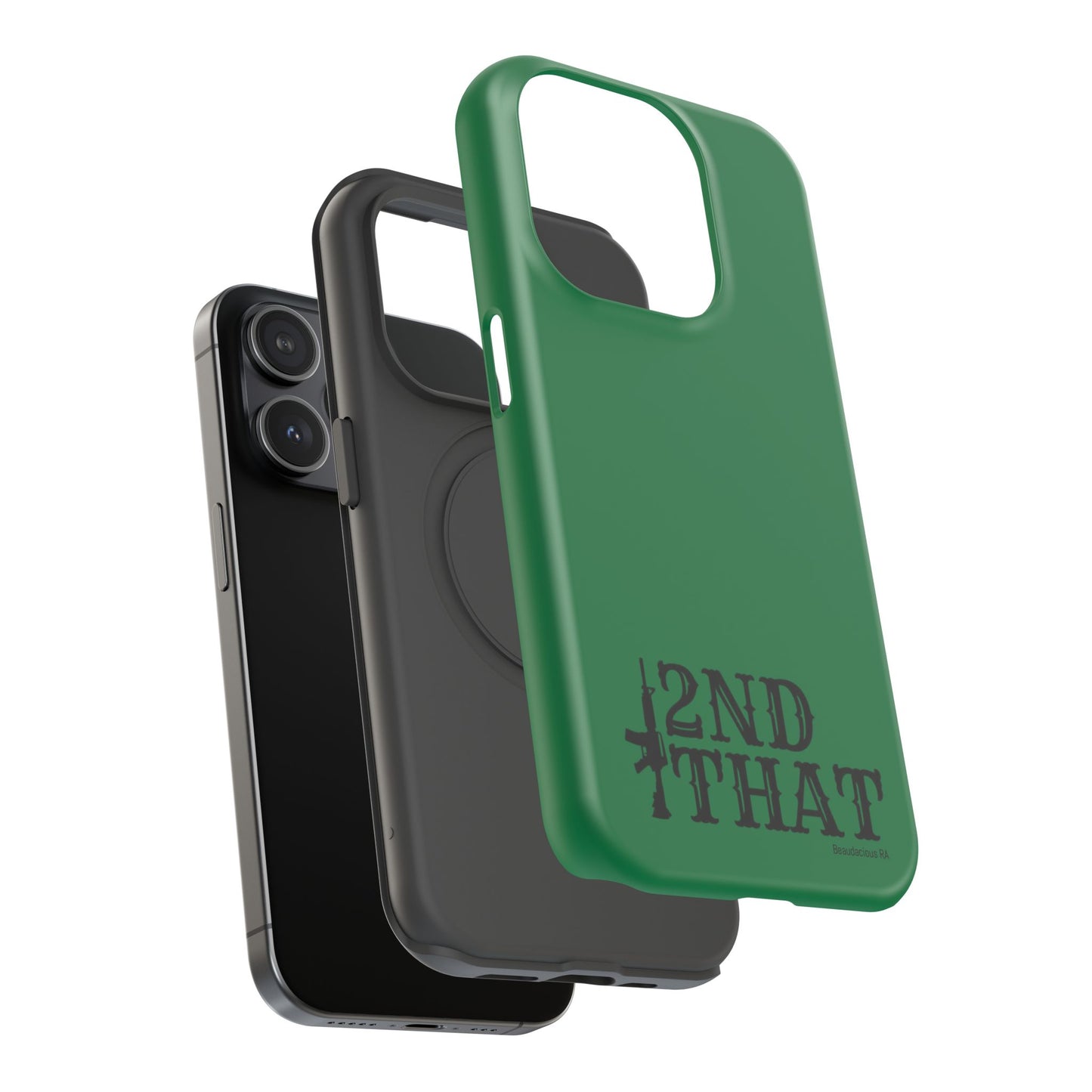 Impact-Resistant Phone Case — "2nd That" Tactical Rifle Design