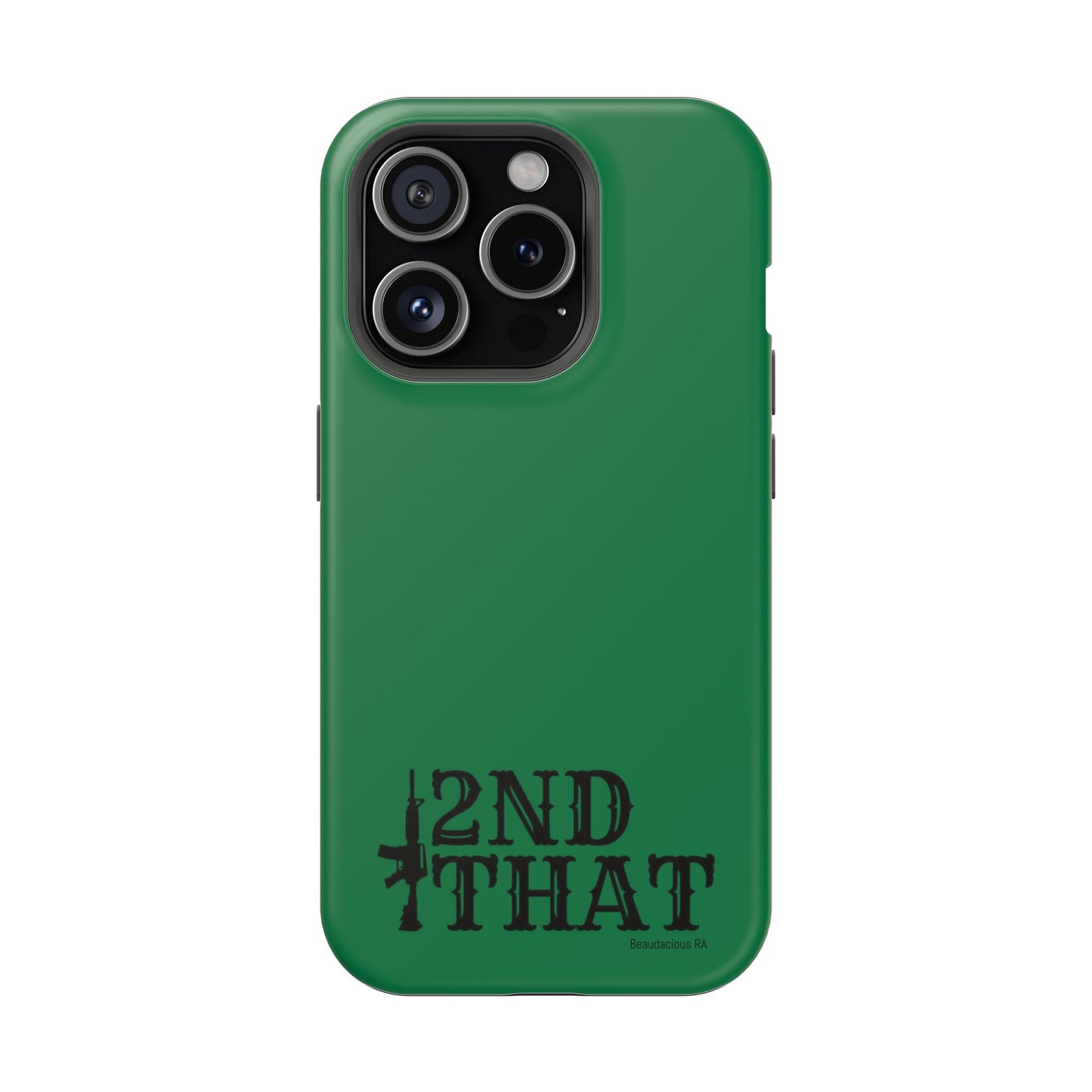 Impact-Resistant Phone Case — "2nd That" Tactical Rifle Design